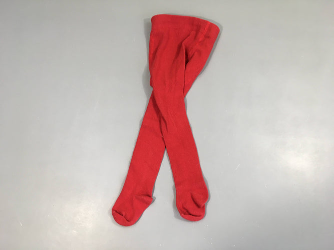Paire de collants rouge, moins cher chez Petit Kiwi