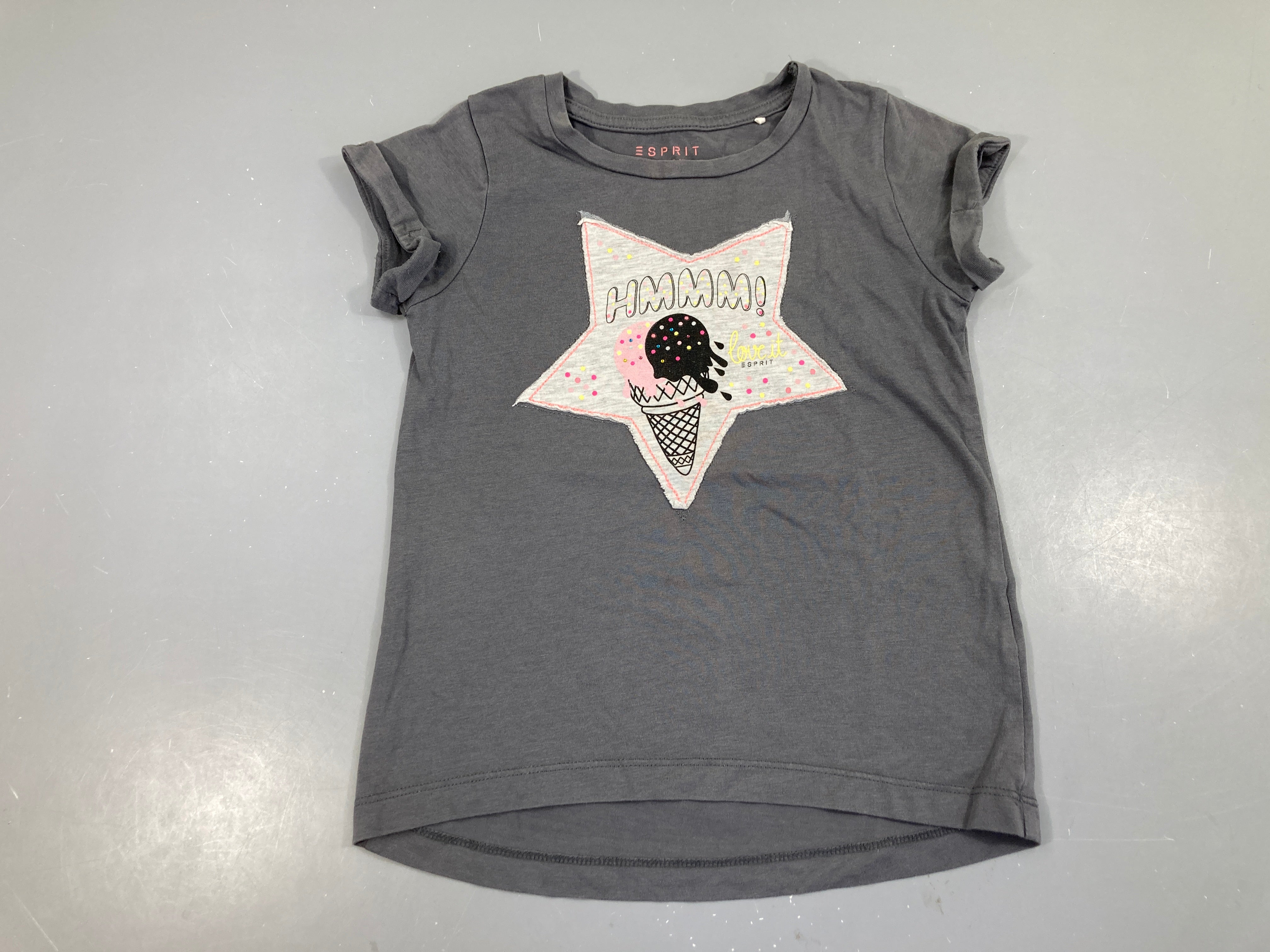 T-shirt m.c gris étoile glace