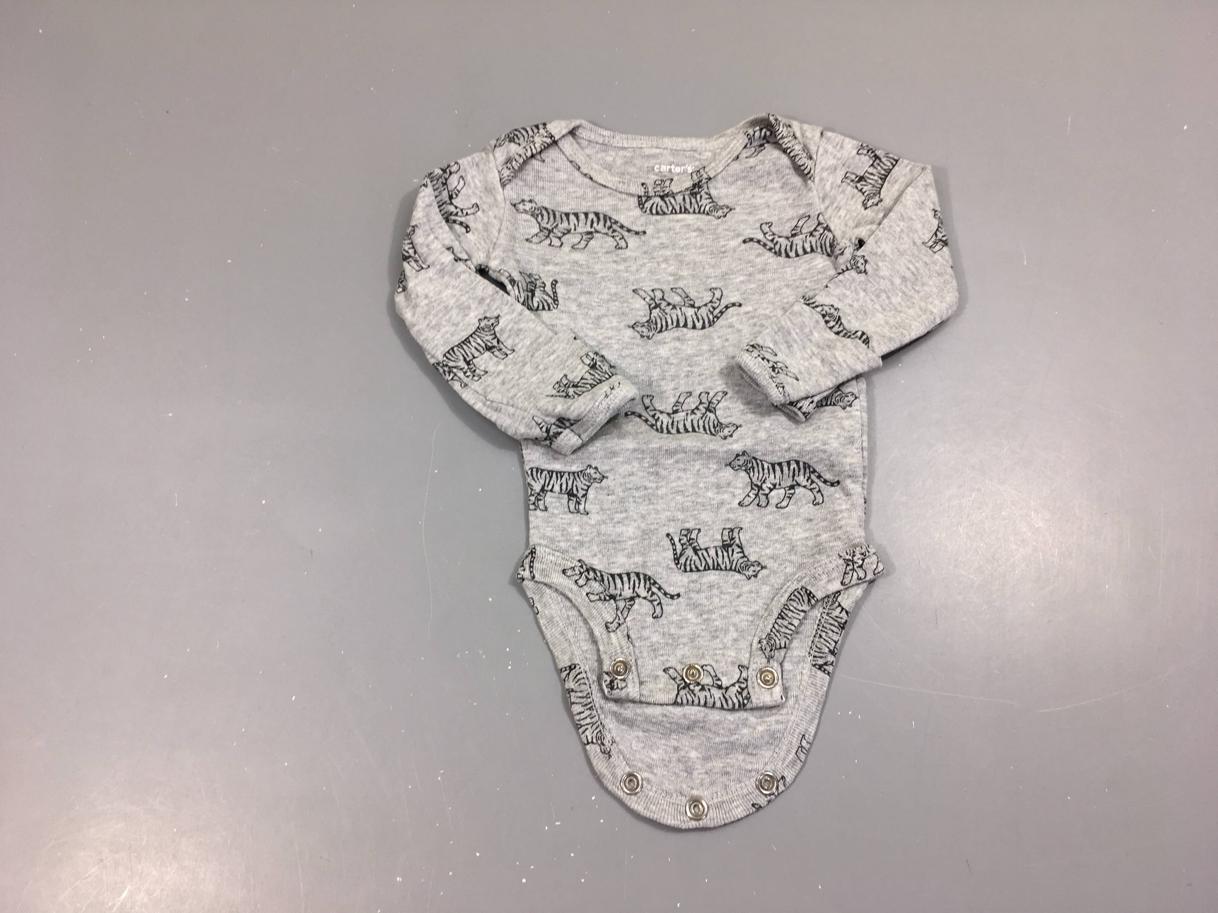 Body m.l gris Félin légèrement bouloché