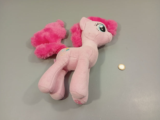 Peluche rose My little ponny 35cm, moins cher chez Petit Kiwi