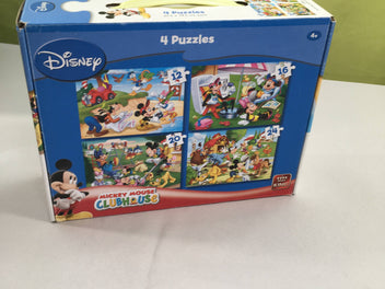 Complet 4 puzzles Mickey Mouse clubhouse, 4+