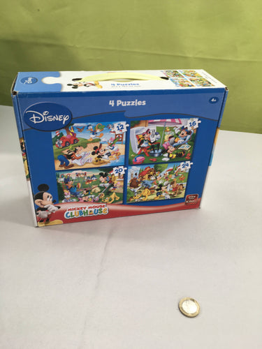 Complet 4 puzzles Mickey Mouse clubhouse, 4+, moins cher chez Petit Kiwi