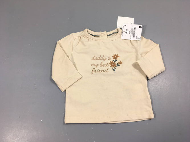 T-shirt m.l beige Daddy, moins cher chez Petit Kiwi