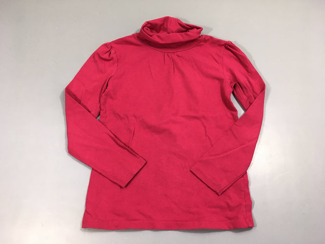 T-shirt m.l col roulé fuchsia, moins cher chez Petit Kiwi