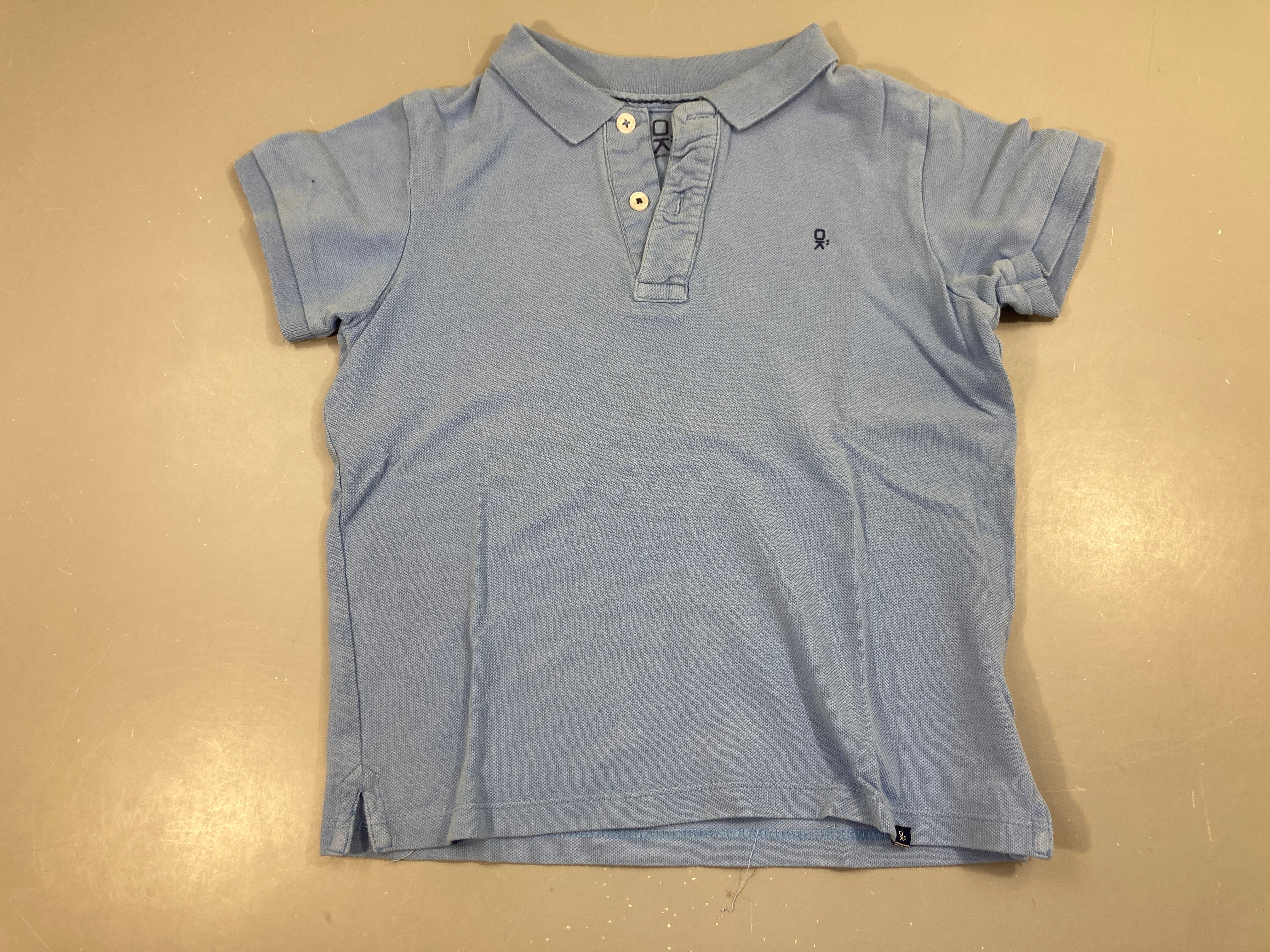 Polo m.c bleu