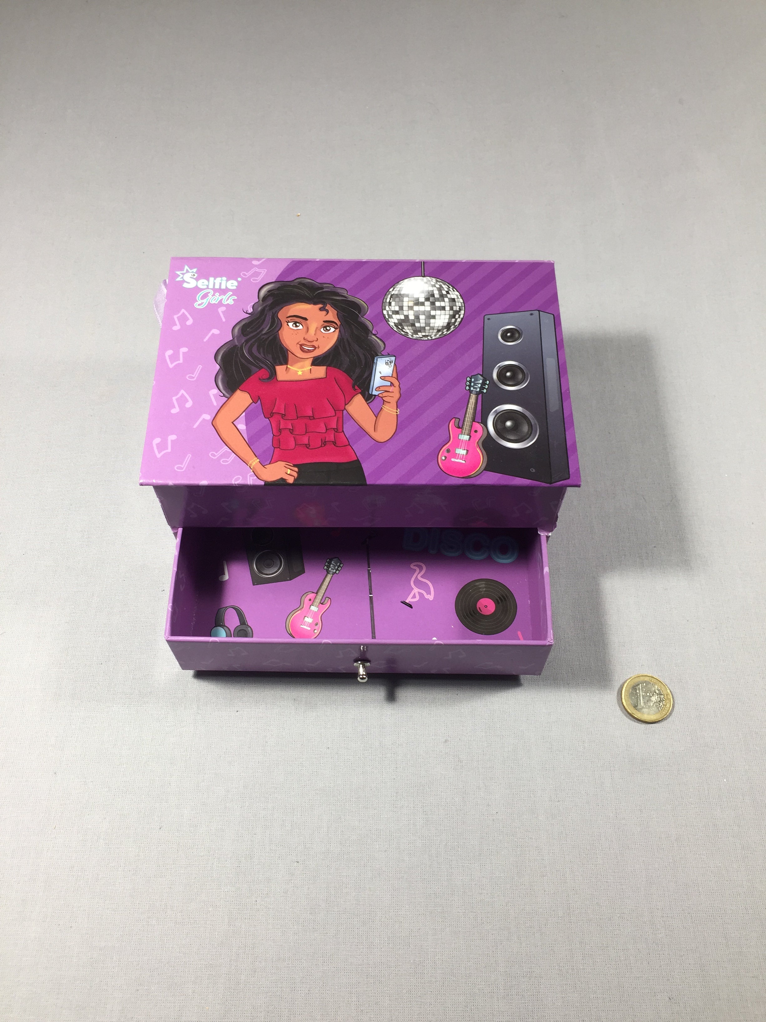Boite à bijoux musicale Selfie Girls