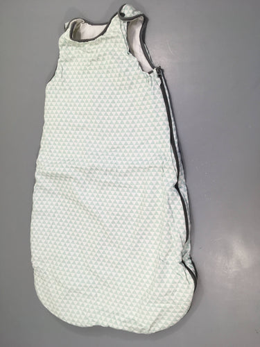 Sac de couchage blanc triangle menthe 90cm, moins cher chez Petit Kiwi