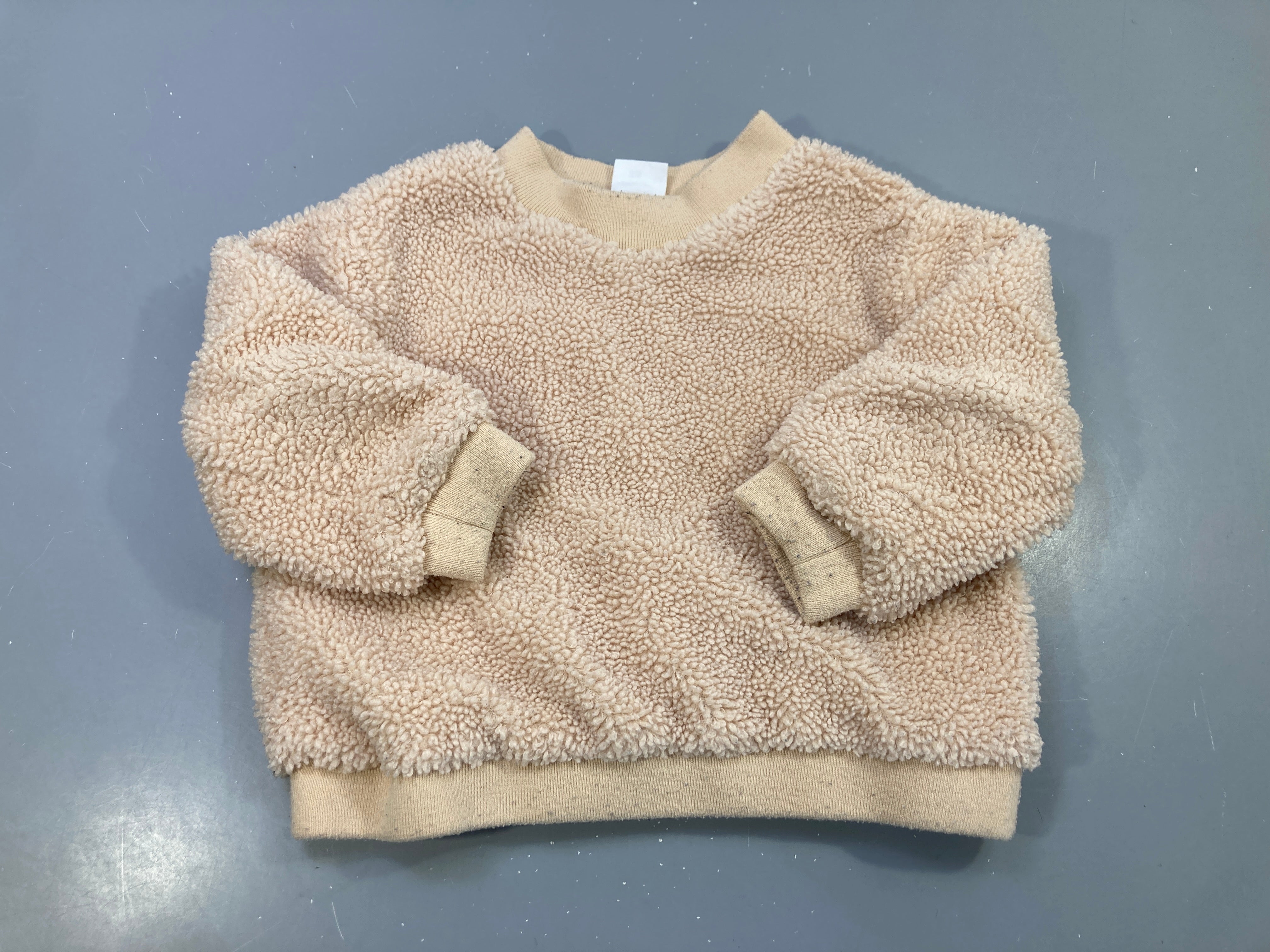 Pull sherpa écru