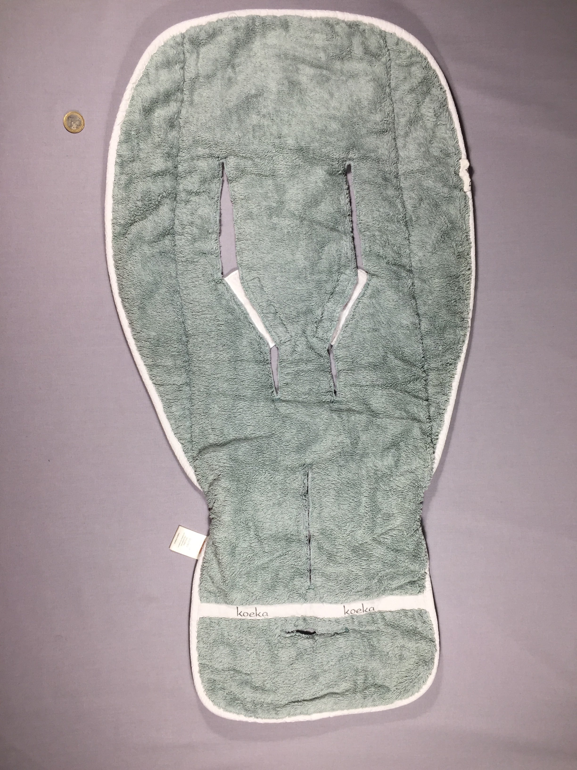 Matelas en éponge vert pour poussette Dijon Daily shadow green