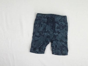 Bermuda camouflage bleu