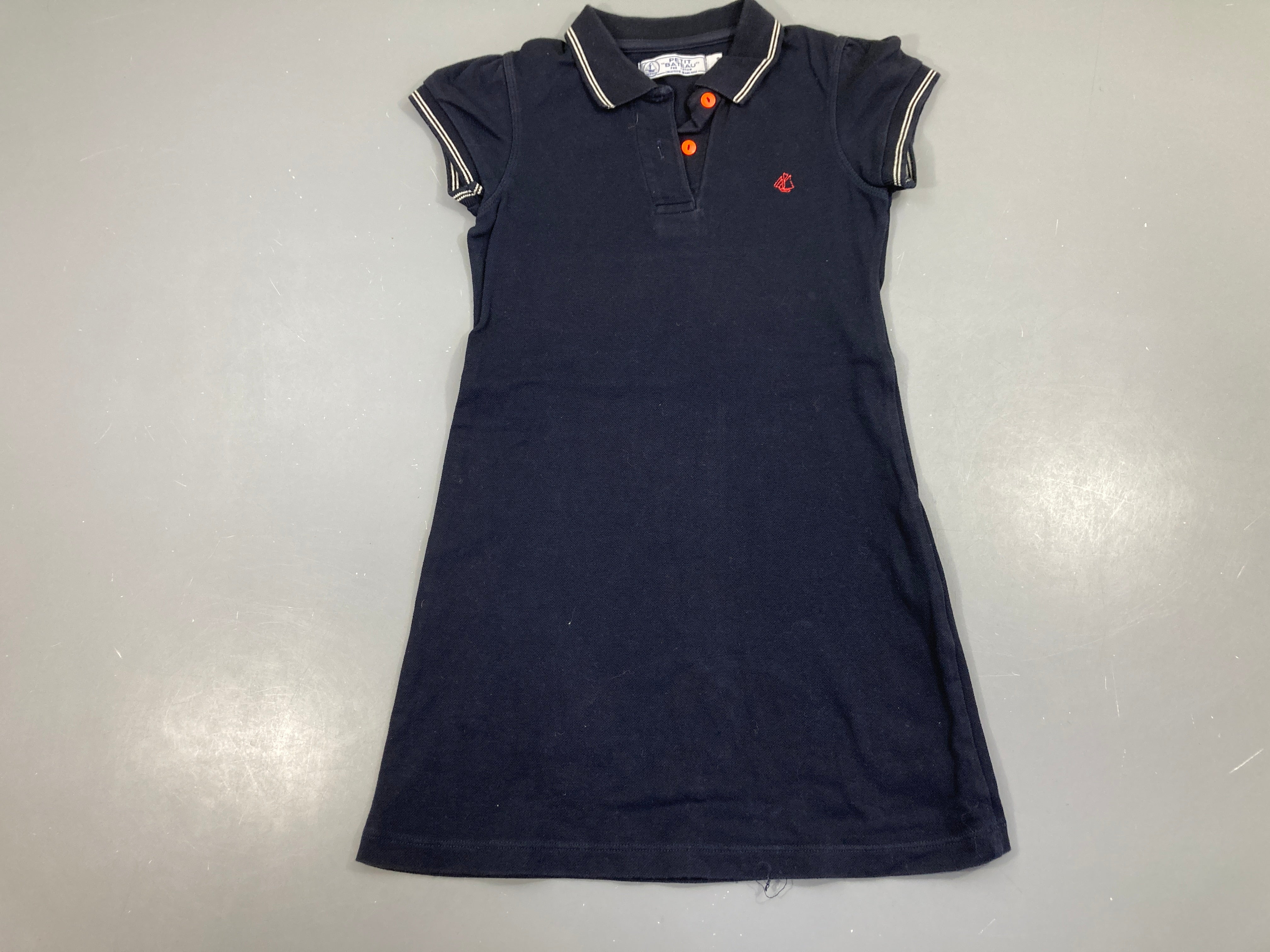 Robe m.c polo bleu marine