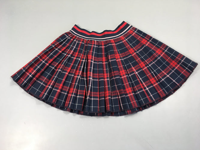 Jupe kilt taille élastique, moins cher chez Petit Kiwi