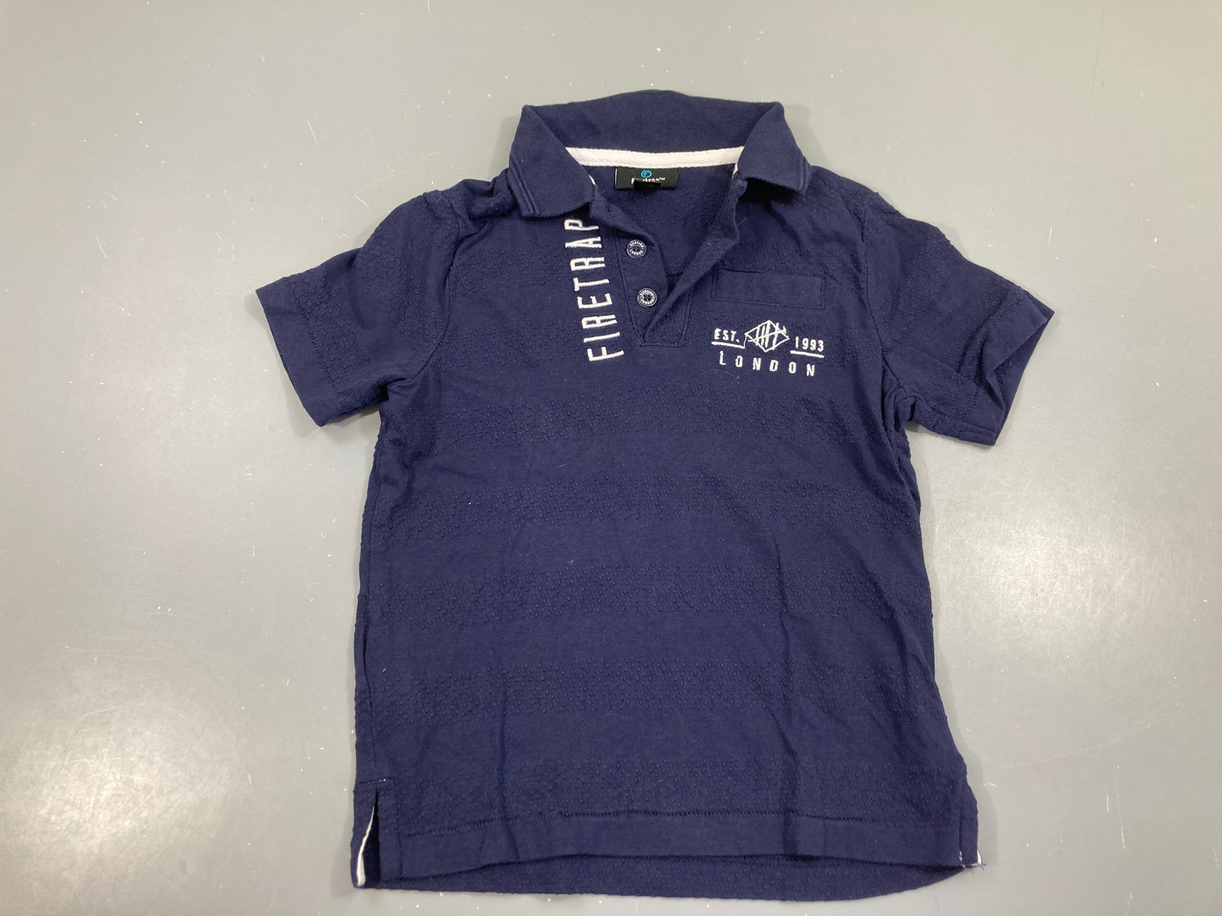 Polo m.c bleu foncé london firetrap