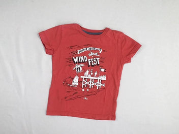 T-shirt m.c rouge wind fest