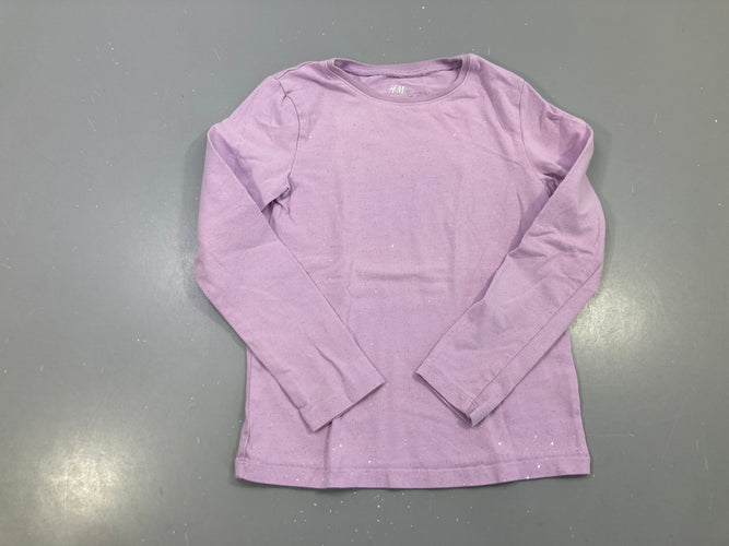 T-shirt m.l lilas à sequins argentés, moins cher chez Petit Kiwi
