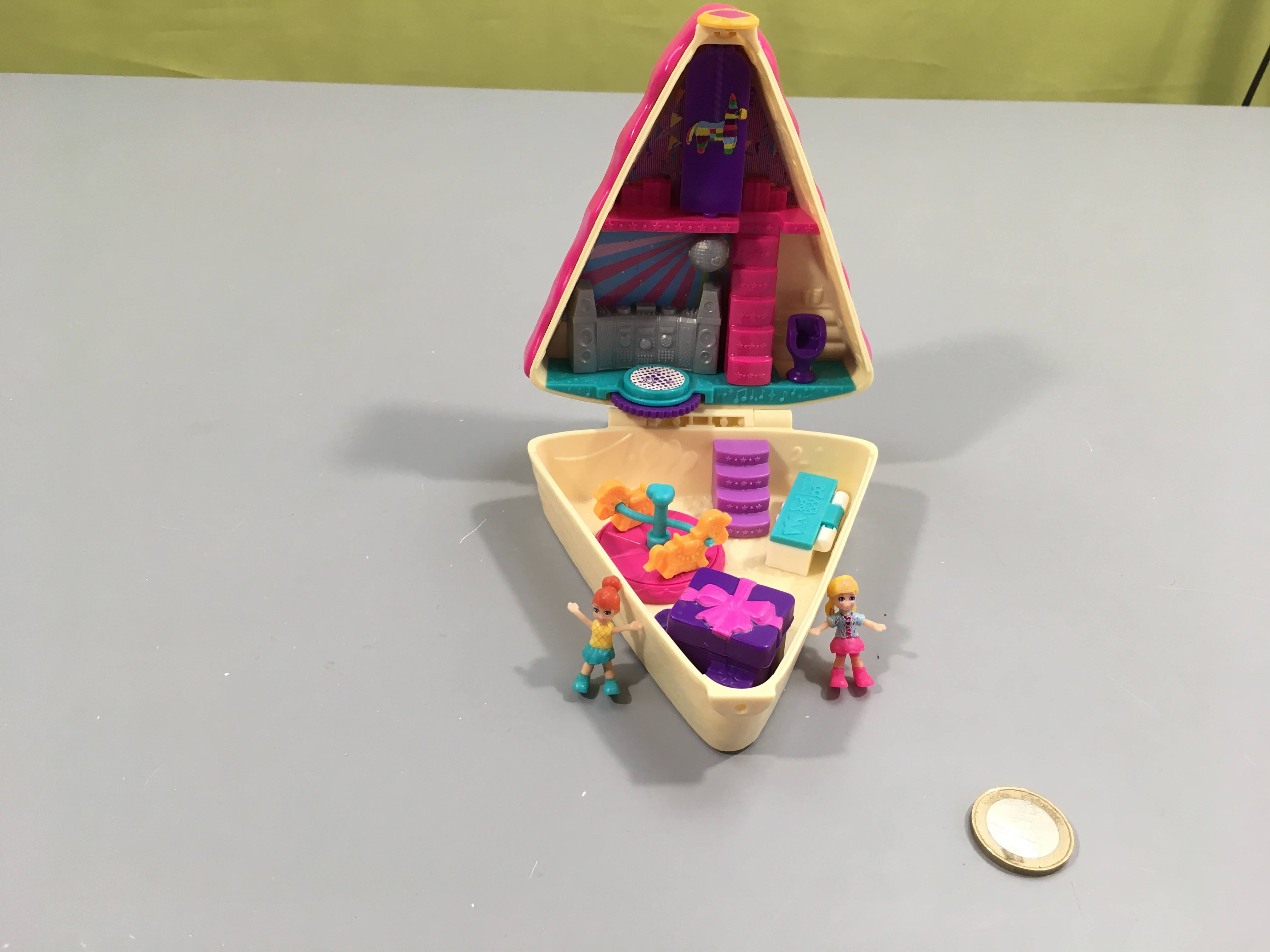 Polly pocket gâteau d'anniversaire, manque 1 accessoire petit gâteau