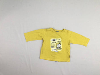 T-shirt m.l jaune Louis quel succès!