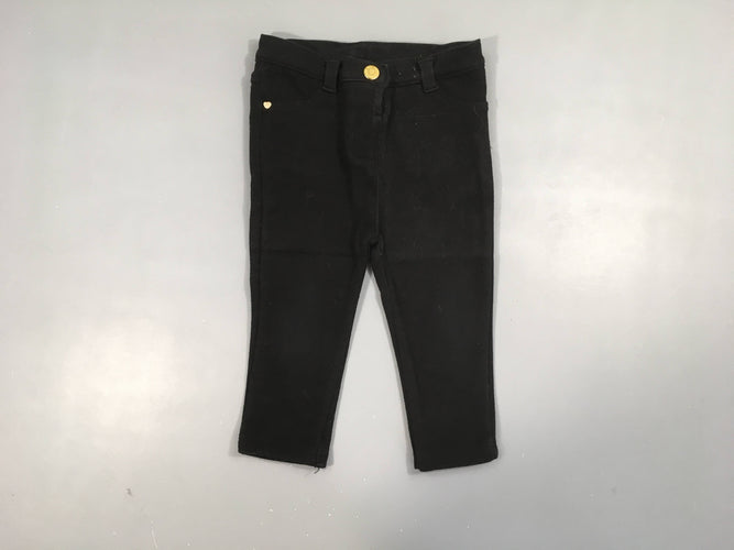 Pantalon molleton noir, moins cher chez Petit Kiwi
