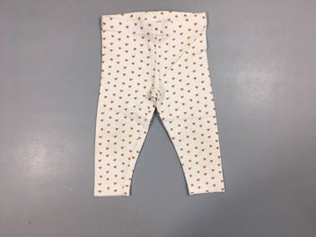 Legging blanc coeurs