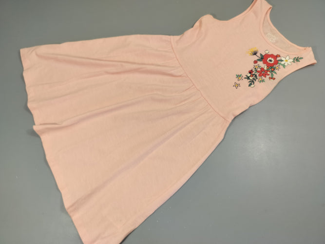 Robe s.m rose clair, motifs fleurs., moins cher chez Petit Kiwi