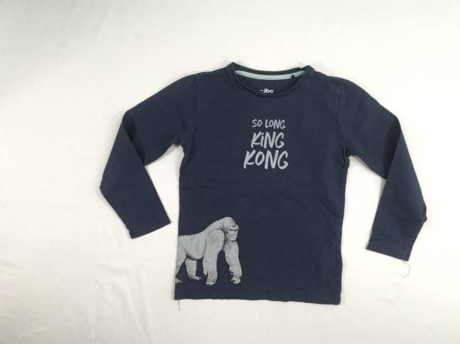 T-shirt m.l bleu marine King Kong, moins cher chez Petit Kiwi