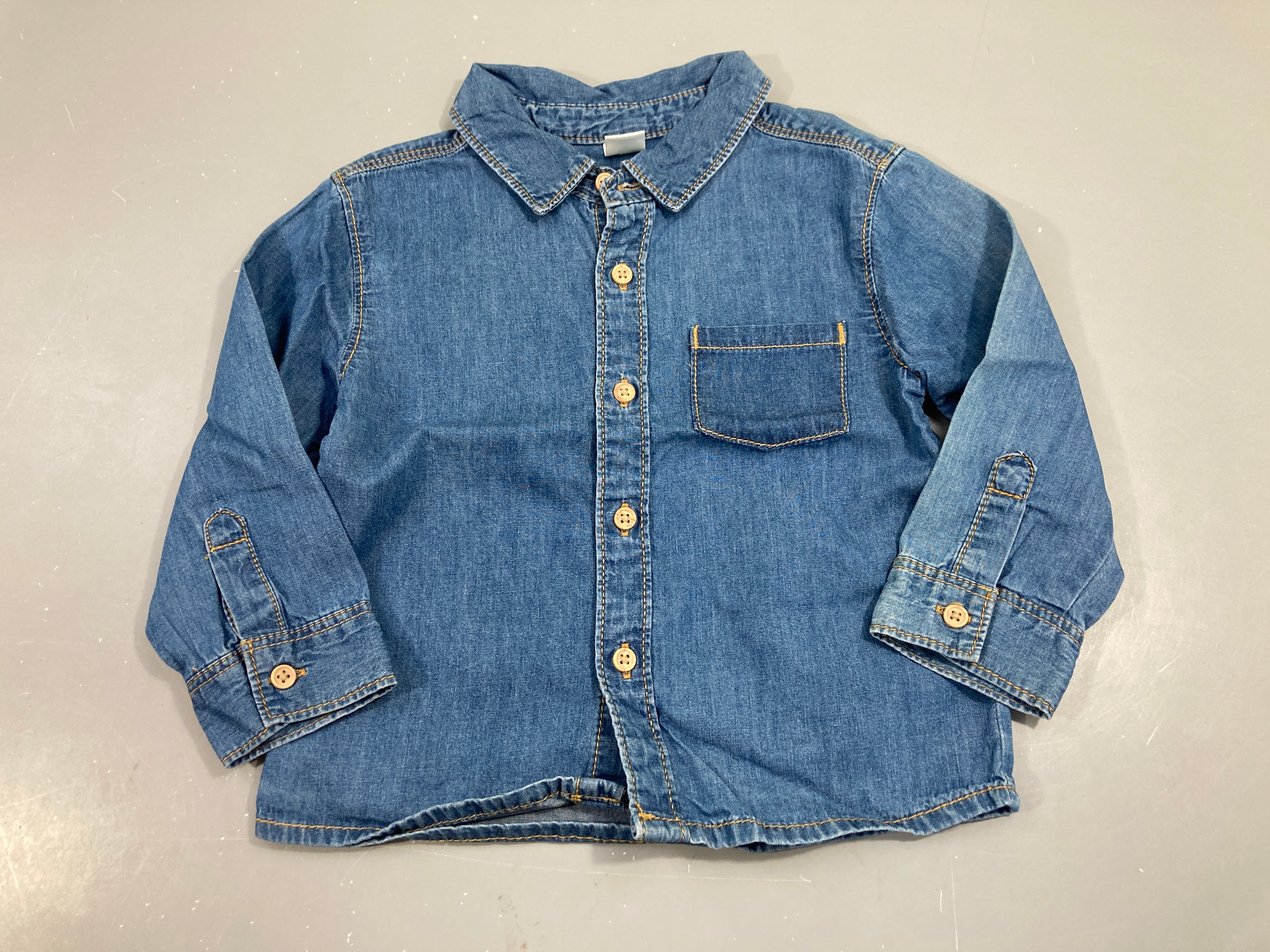 Chemise m.l jean bleu
