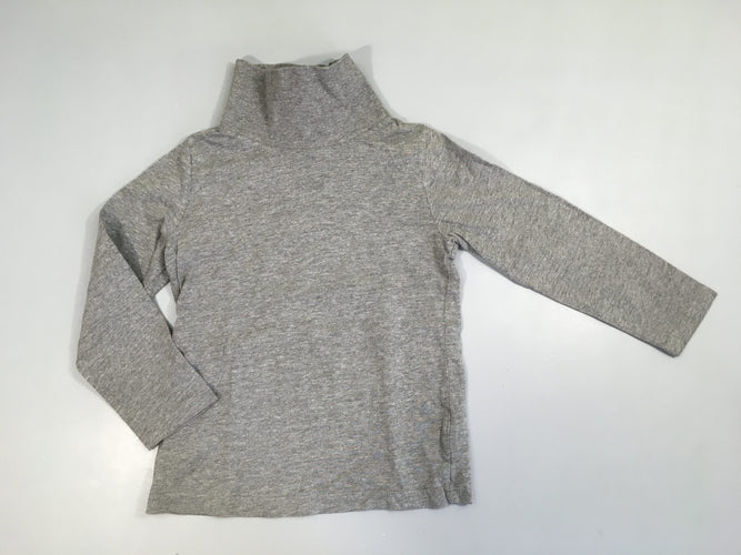 T-shirt m.l col roulé gris chiné, moins cher chez Petit Kiwi