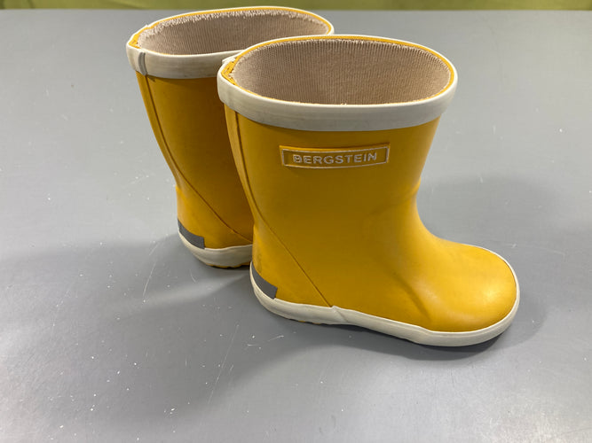 Bottes de pluie jaunes, P23 , BERGSTEIN, moins cher chez Petit Kiwi