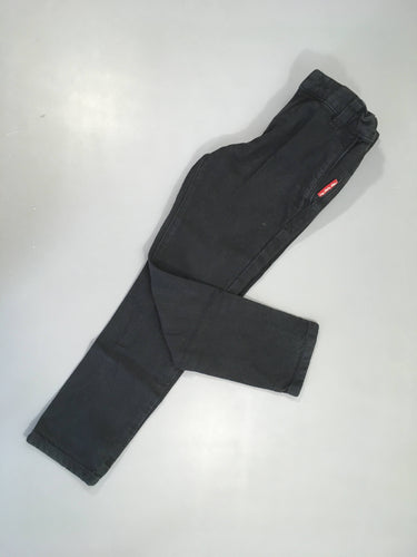 Pantalon chino souple anthracite, moins cher chez Petit Kiwi