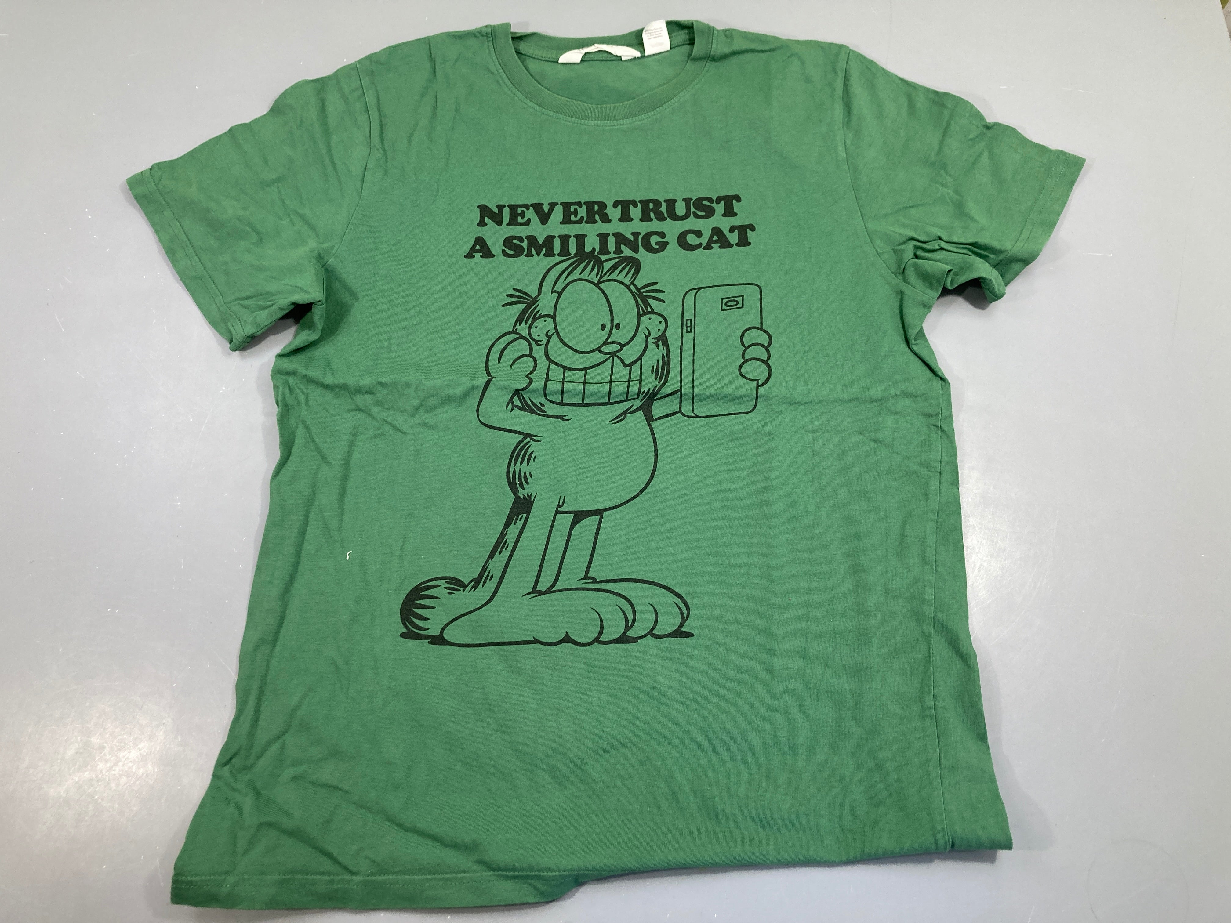 T-shirt m.c vert garfield