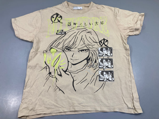T-shirt m.c beige , no future, moins cher chez Petit Kiwi