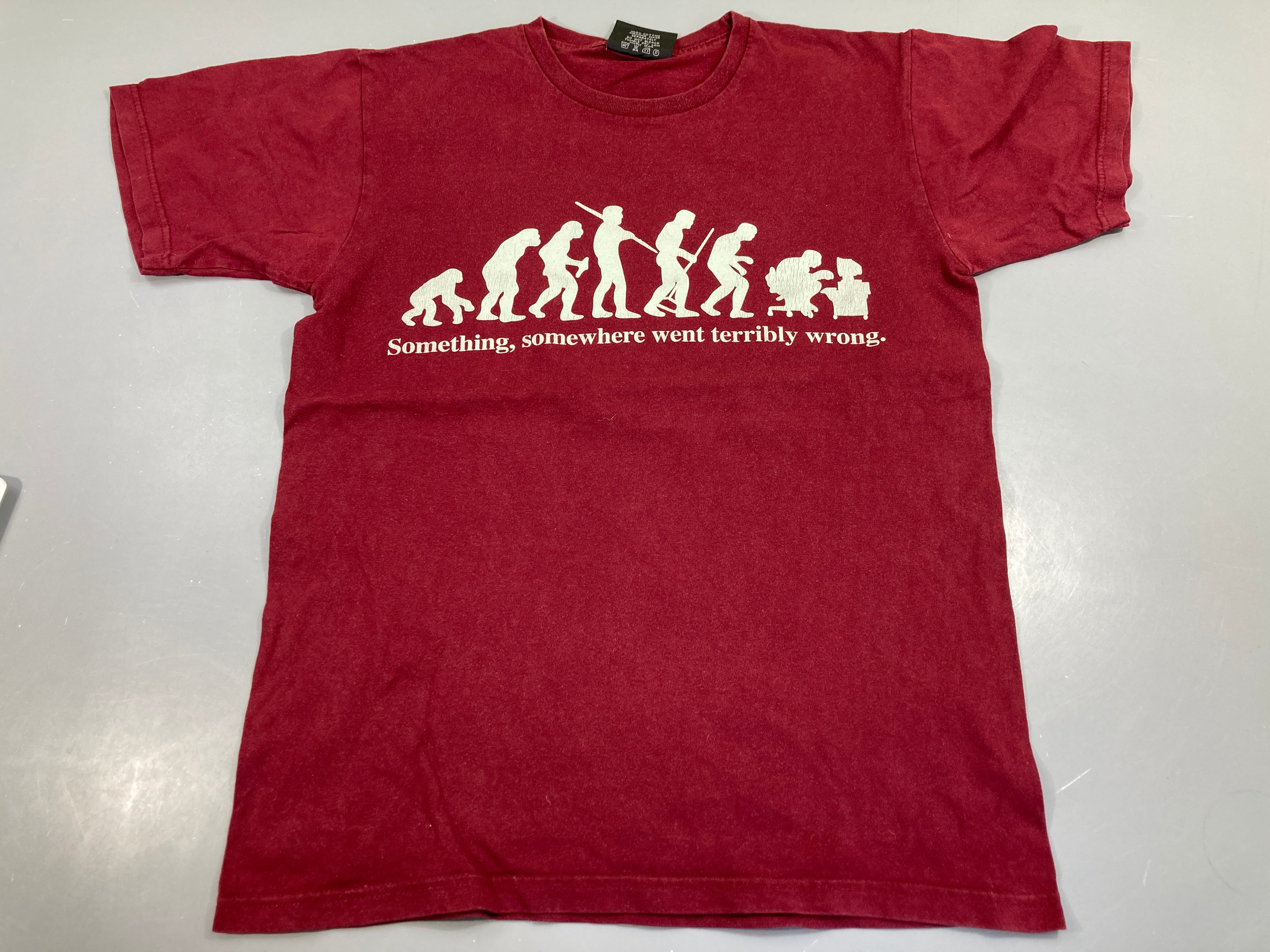 T-shirt m.c bordeaux, something,somewere, UNFLEGGED