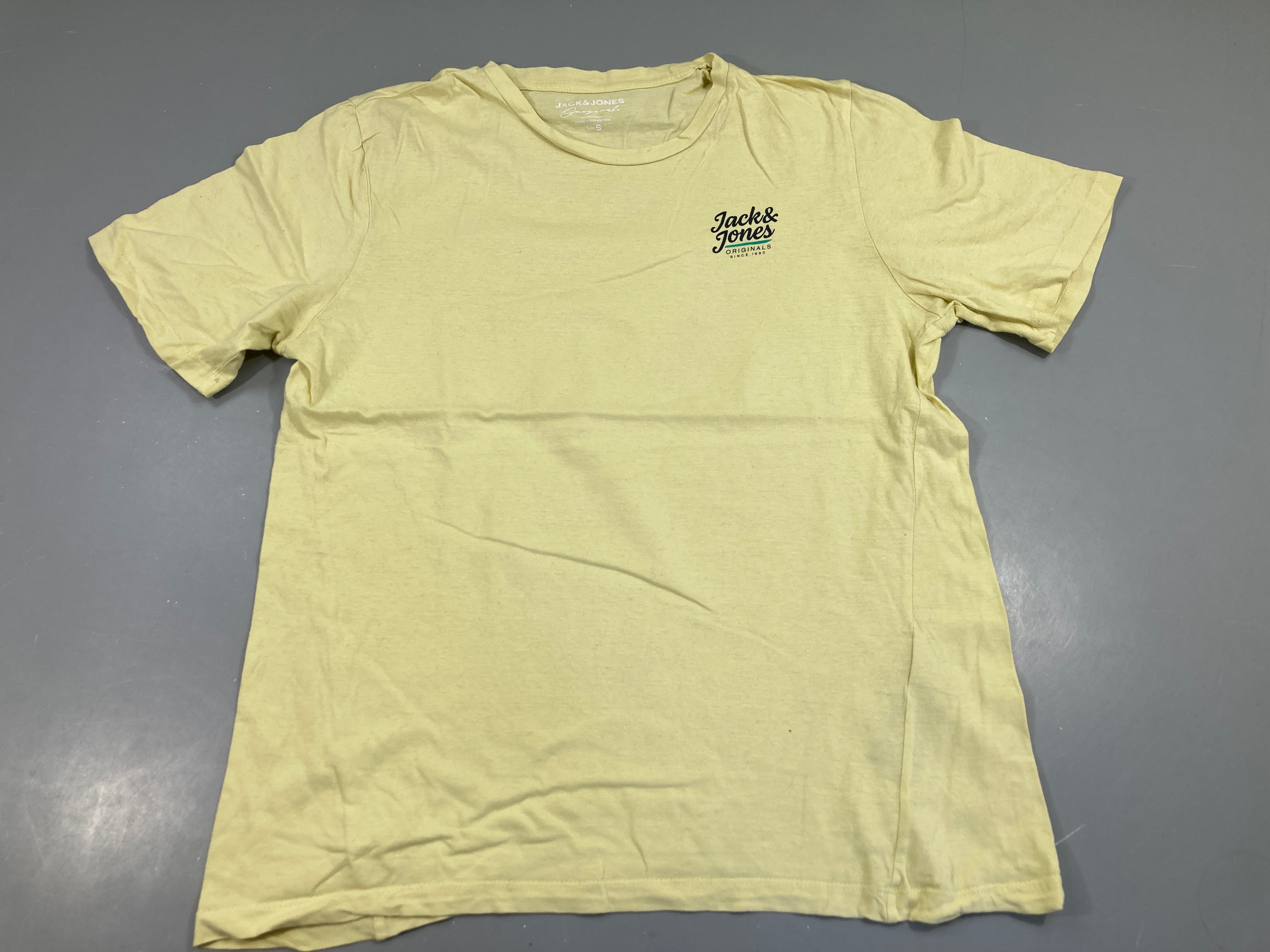 T-shirt m.c jaune pâle