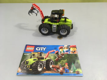 Le tracteur forestier LEGO® City 60181-Vendu sans personnage et tron Tel que sur photo + 5a