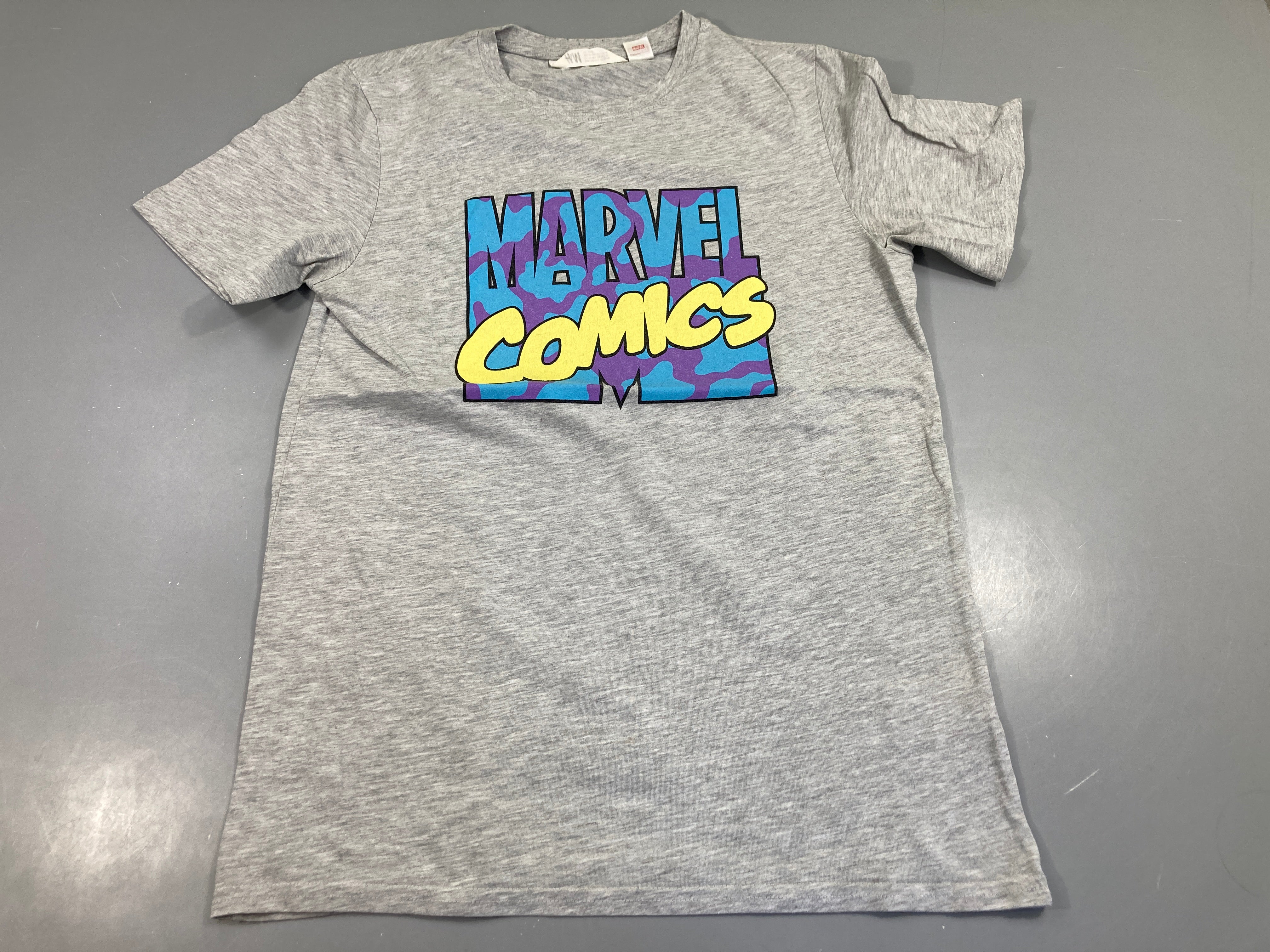 T-shirt m.c gris clair, MARVEL comics