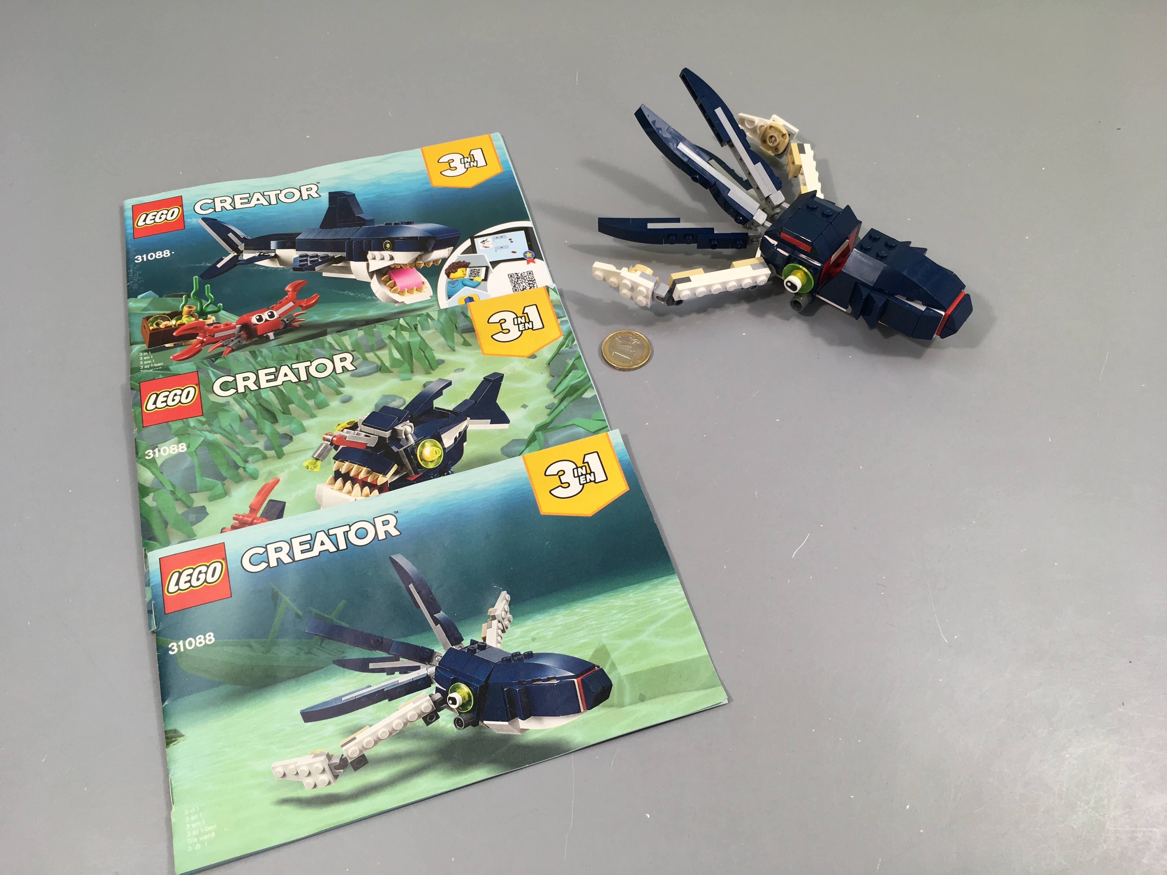 LEGO® Creator Créatures sous-marines vendu tel que la photo +7a
