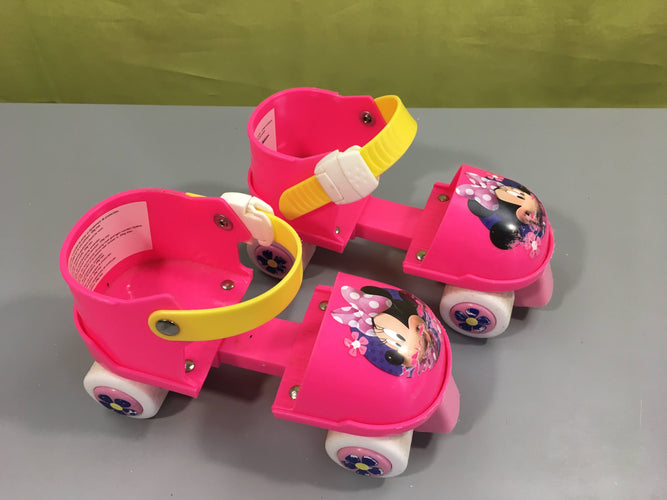 Patins à roulettes ajustable Minnie +3a Griffés par endroit, moins cher chez Petit Kiwi