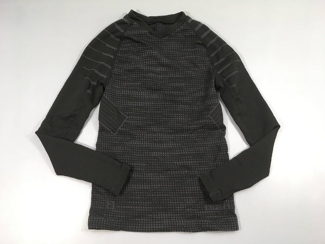 T-shirt m.l noir chiné, Kipsta, moins cher chez Petit Kiwi