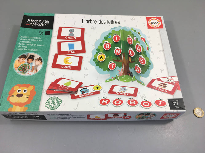 L'ar.bre des lettres 5-7a-Etat neuf-Complet, moins cher chez Petit Kiwi