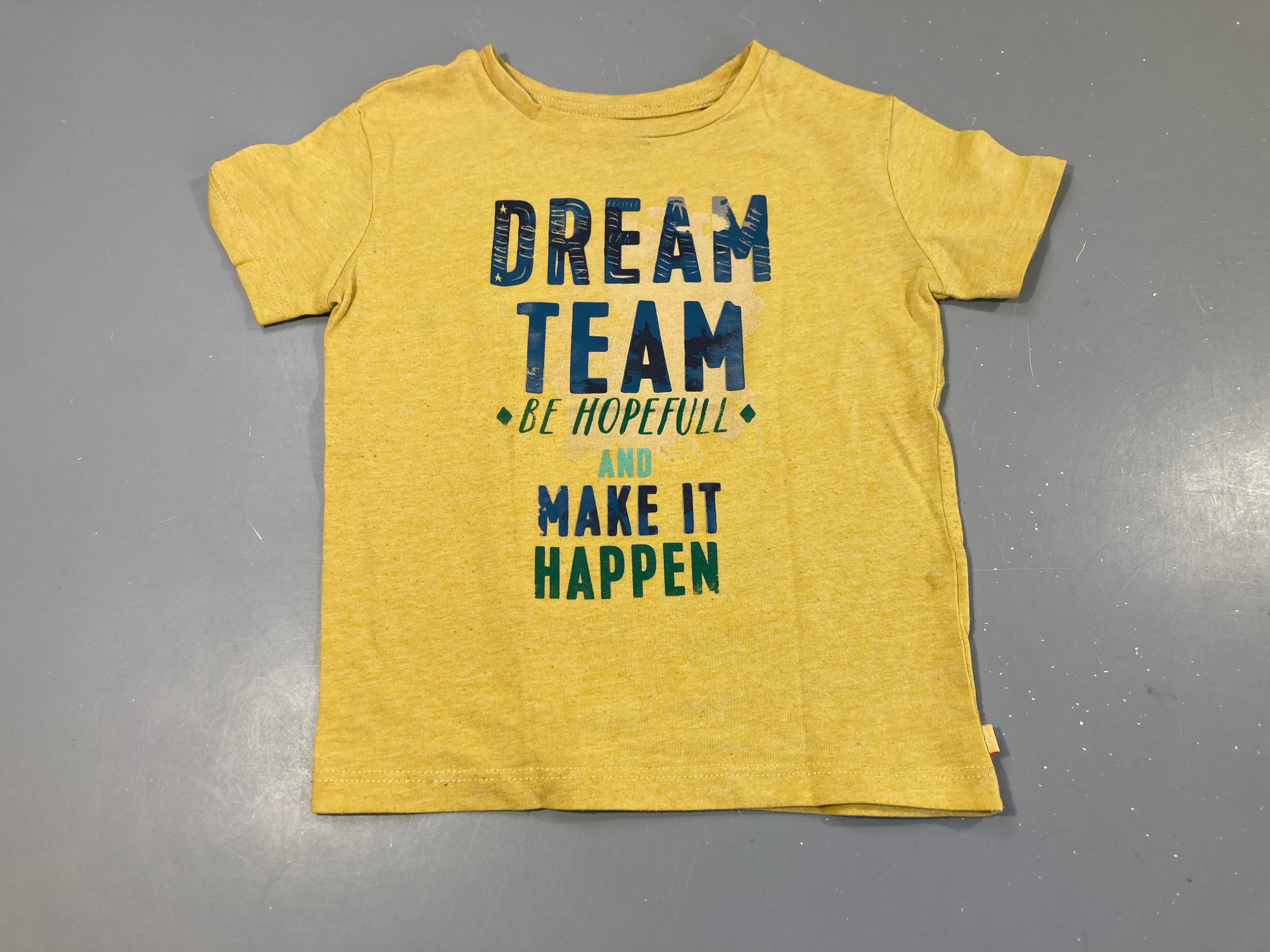 T-shirt m.c jaune flammé Dream