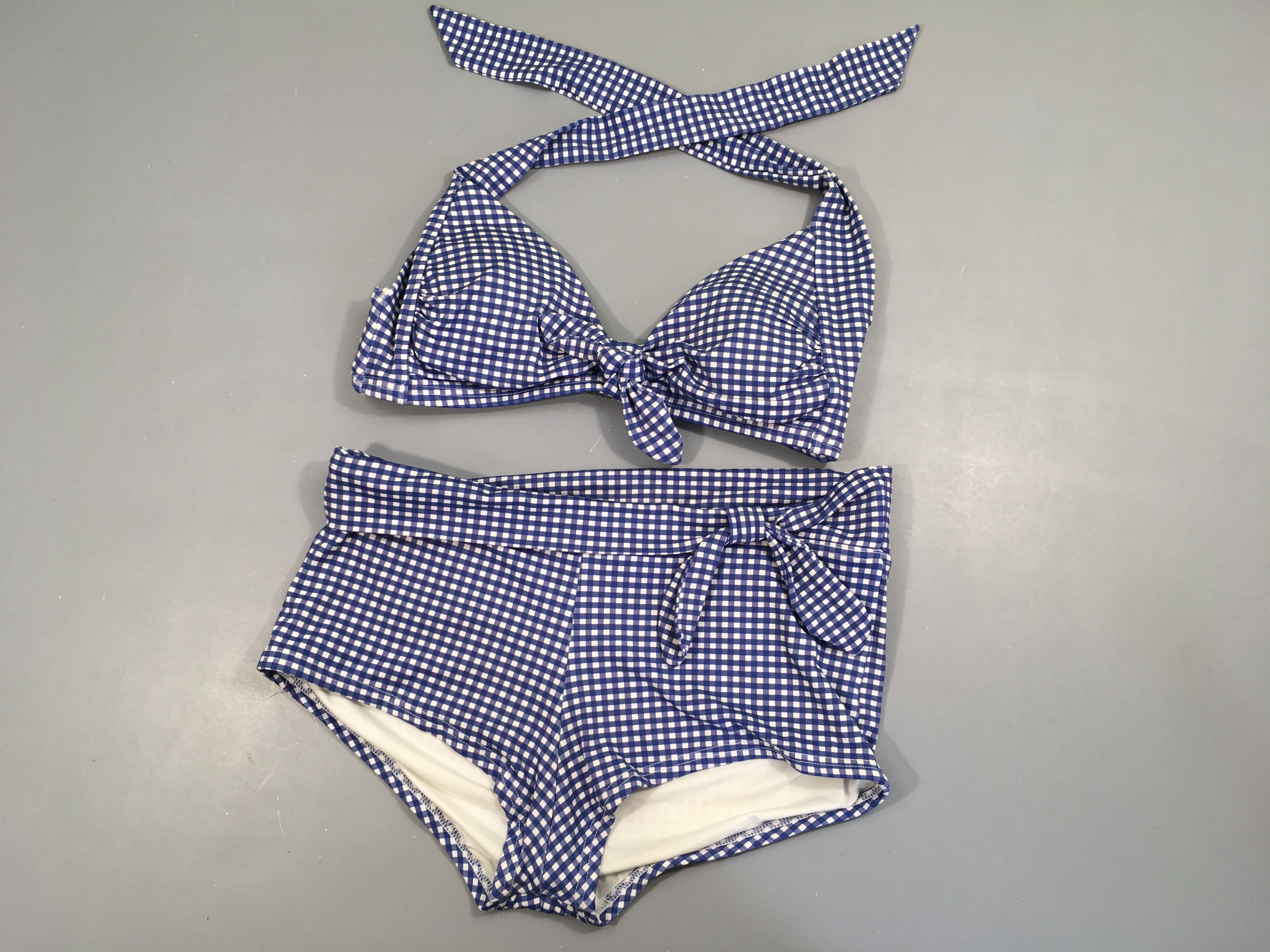 Bikini de grossesse vichy