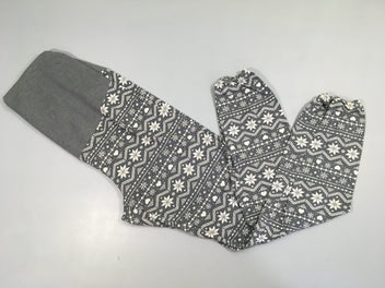 Legging de grossesse gris motifs clair-Bouloché