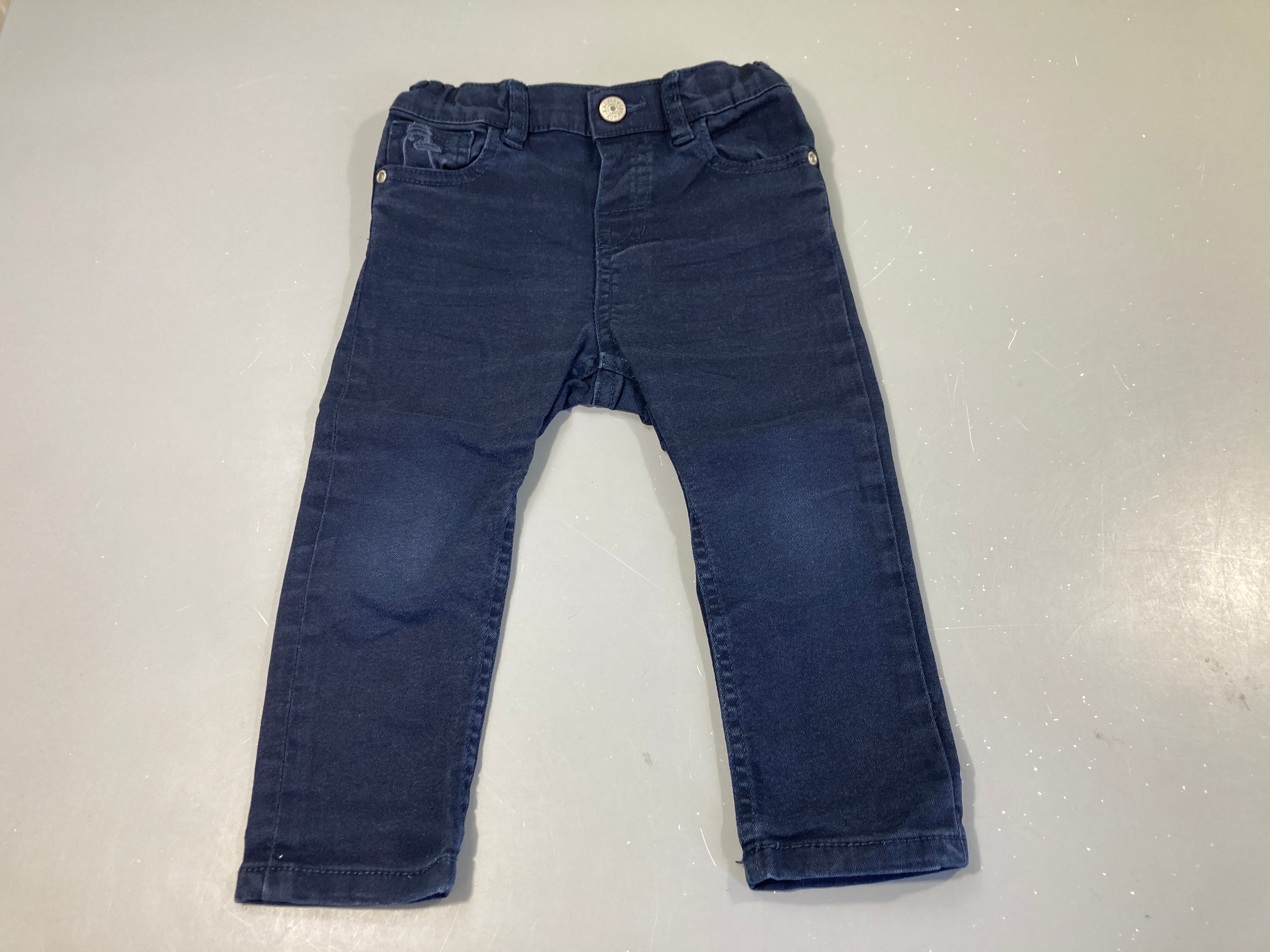 Pantalon toile bleu marine