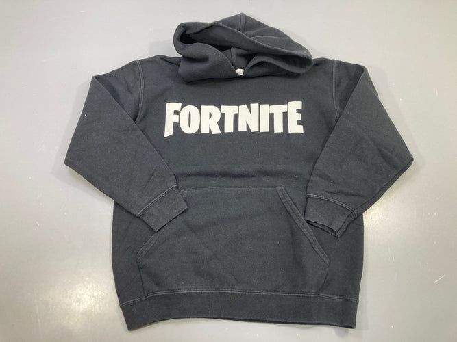 Sweat capuche noir molleton Fortnite Bouloché, moins cher chez Petit Kiwi