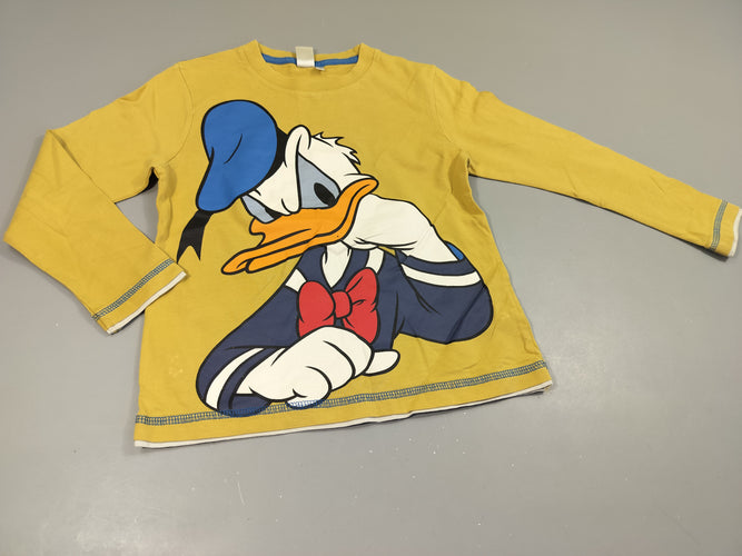T-shirt m.l jaune, vert Donald, moins cher chez Petit Kiwi
