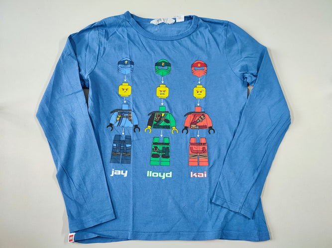 T-shirt m.l bleu Lego "Jay, Lloys, Kai", moins cher chez Petit Kiwi