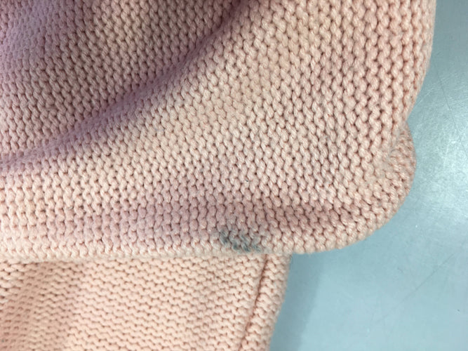 Gilet rose clair  LC Waikiki,tache à la manche, à relaver, moins cher chez Petit Kiwi