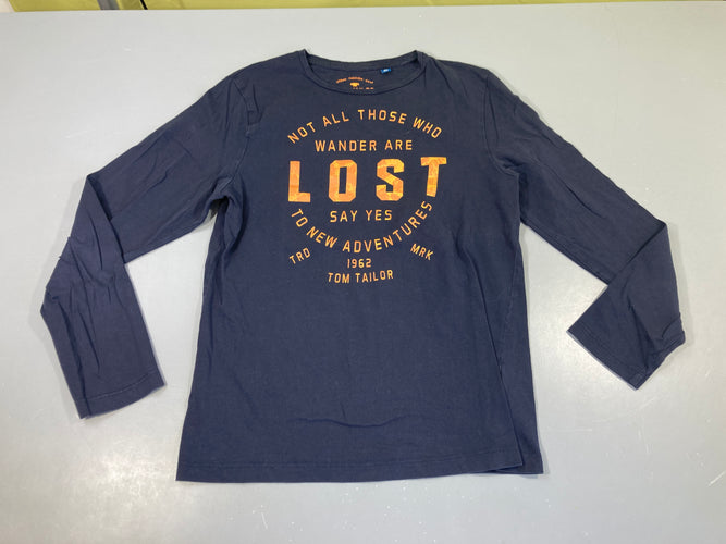 T-shirt m.l bleu marine Lost, moins cher chez Petit Kiwi