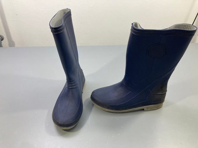 Bottes de pluie bleu marine, 35, moins cher chez Petit Kiwi