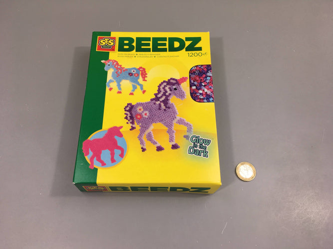 Neuf-Beedz Perles licornes à repasser (1200), moins cher chez Petit Kiwi